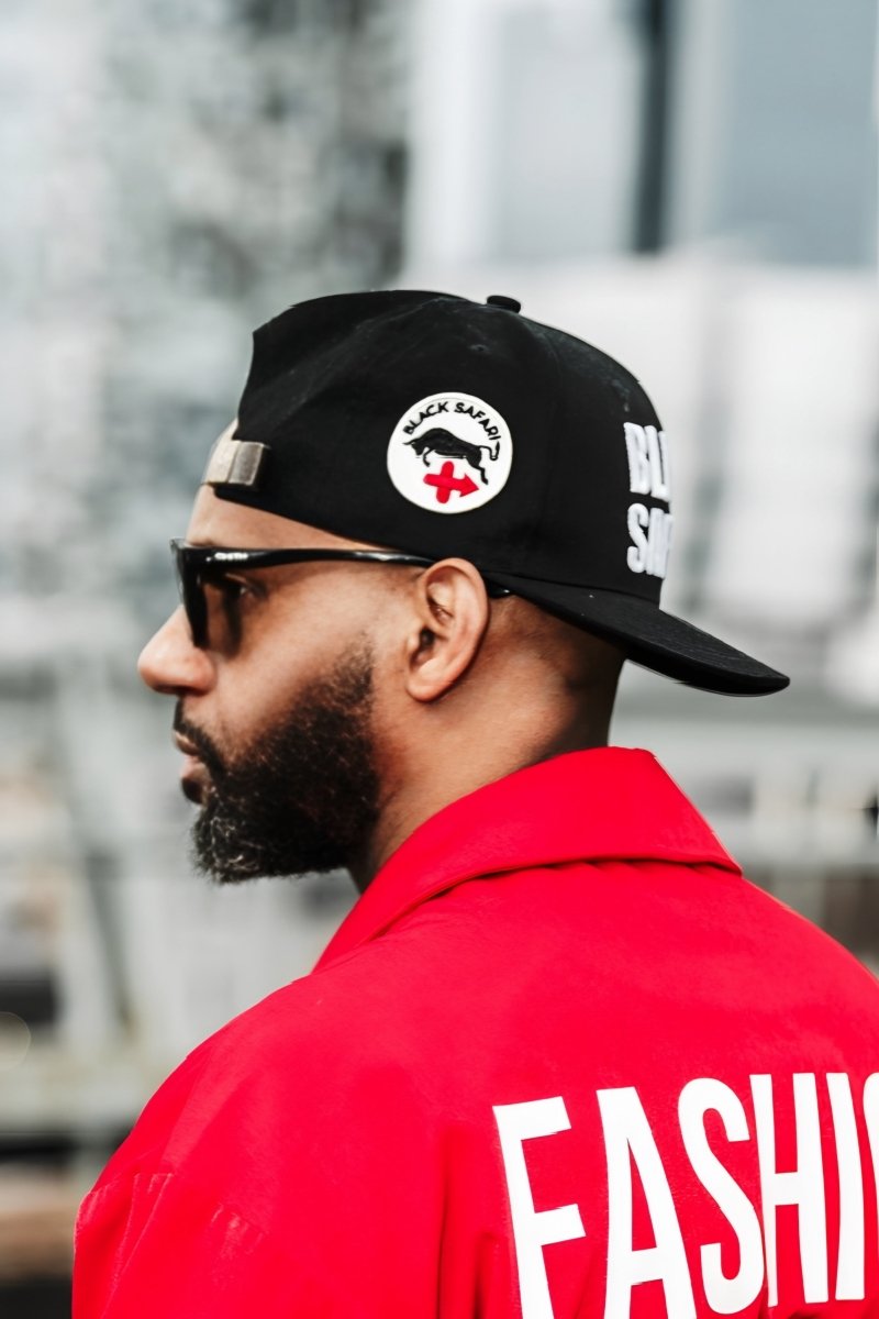 Signature Black Safari Cap - Black Safari