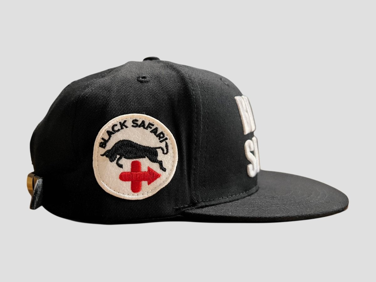 Signature Black Safari Cap - Black Safari