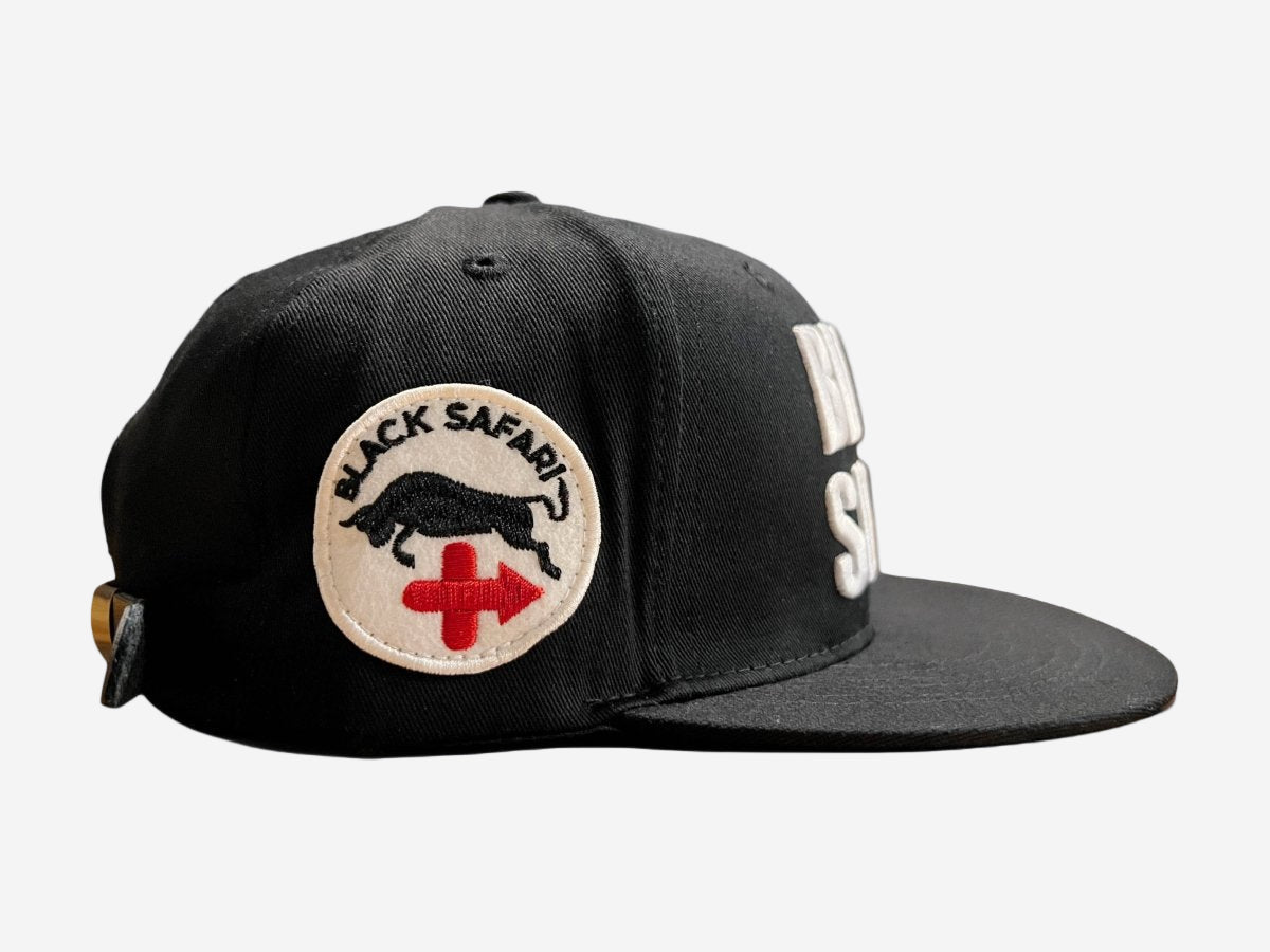 Signature Black Safari Cap - Black Safari