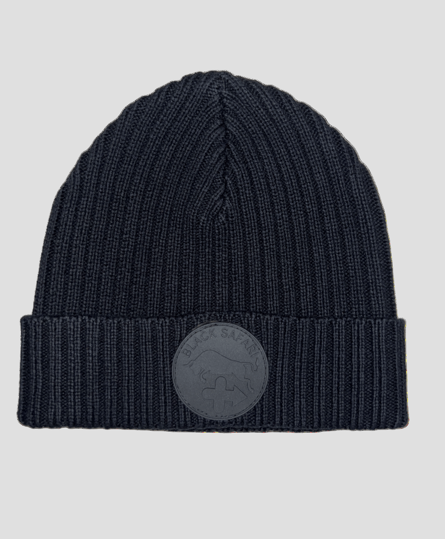 Black Muted Skully - Black Safari