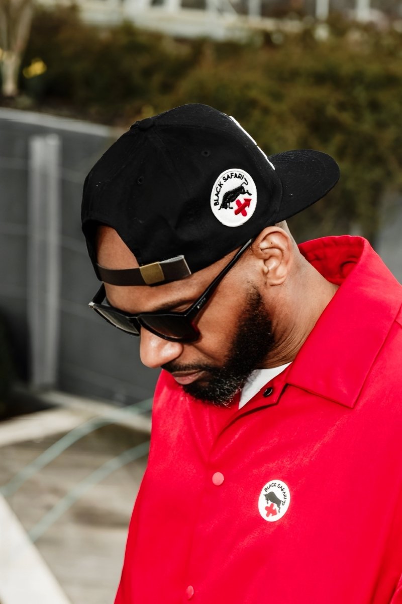 Signature Black Safari Cap - Black Safari