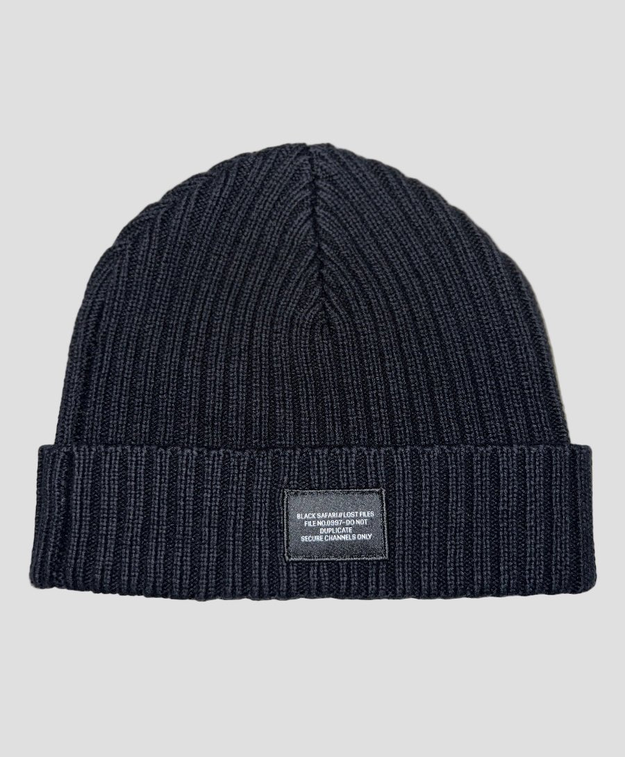 Black Muted Skully - Black Safari