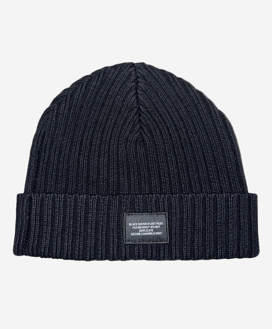 Black Muted Skully - Black Safari