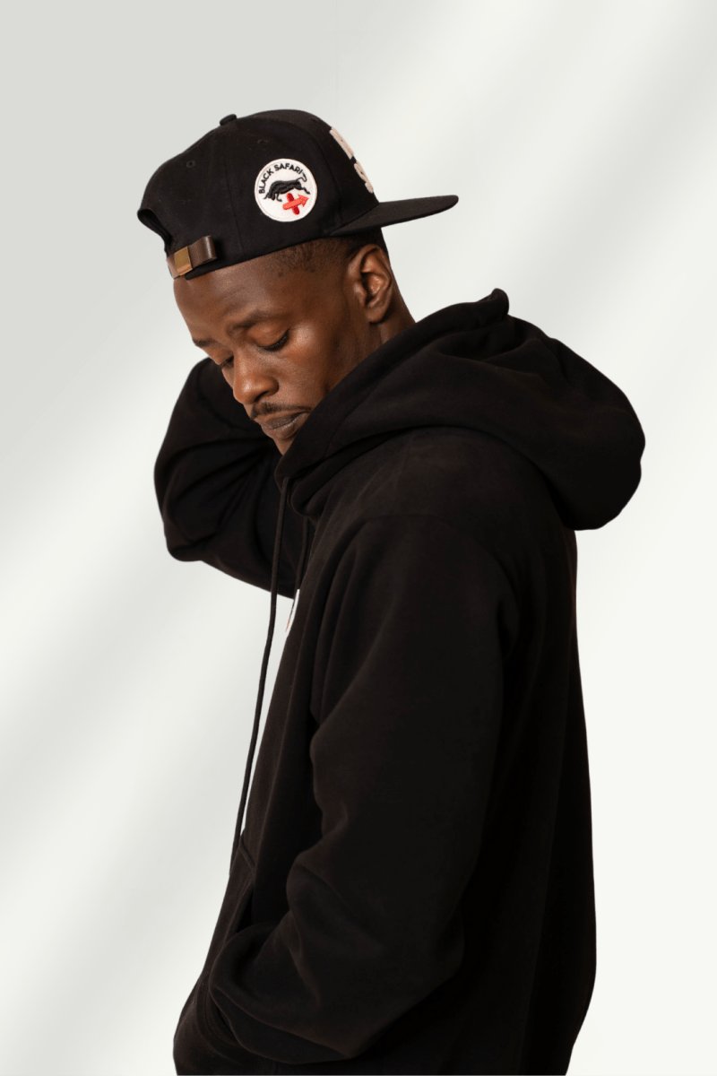Black Safari Premium Hoodie Classic Fit and Comfort