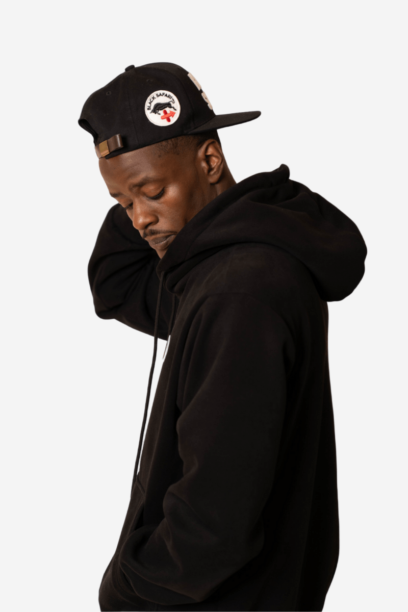 Black Safari Premium Hoodie Classic Fit and Comfort