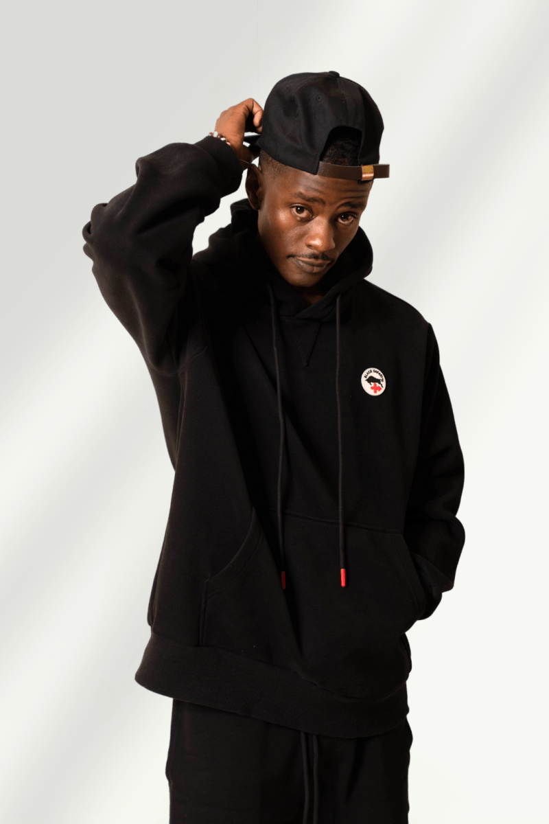 Unisex Black Safari Premium Hoodie 