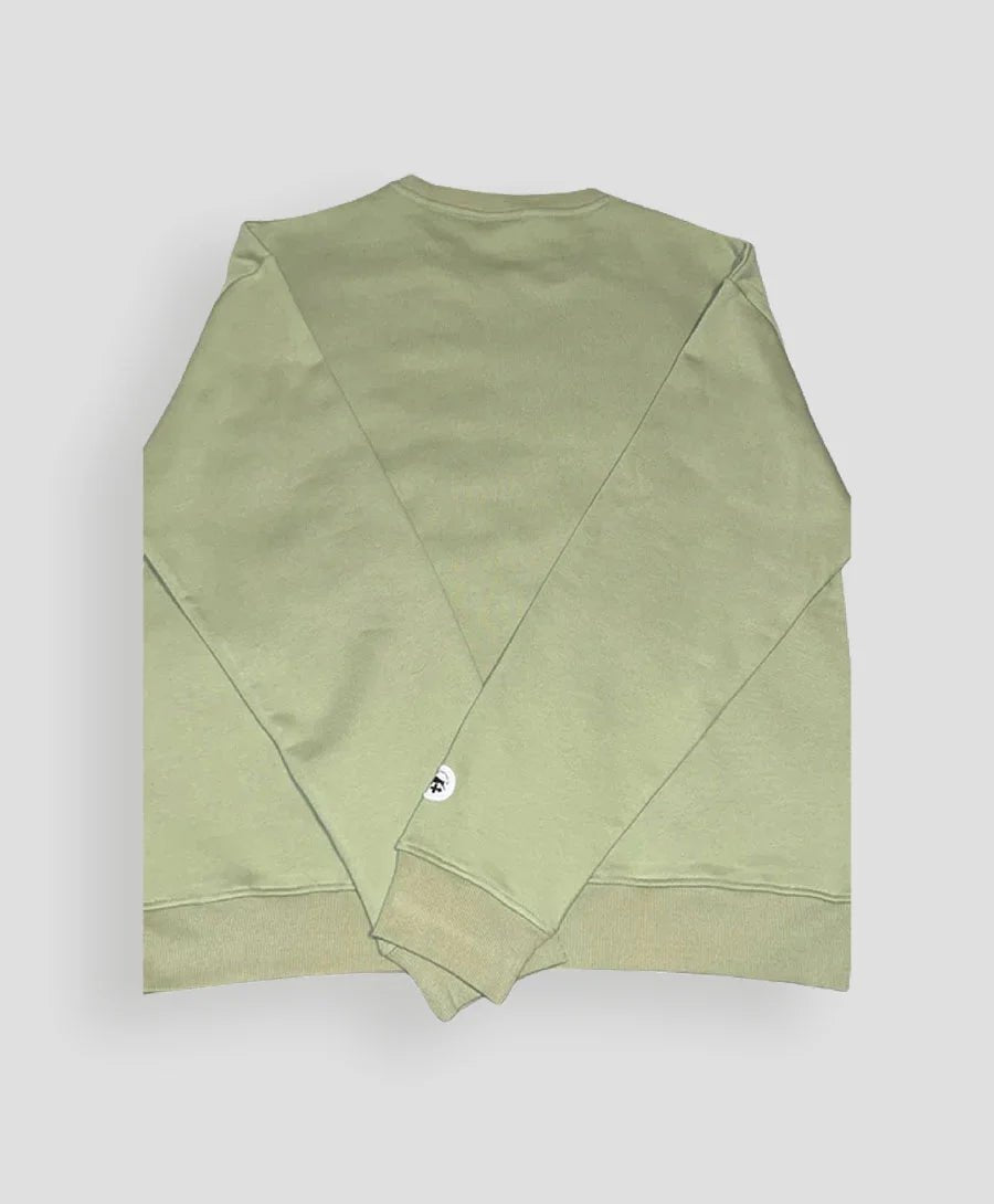 Sage Green Painter’s Sweater - Black Safari