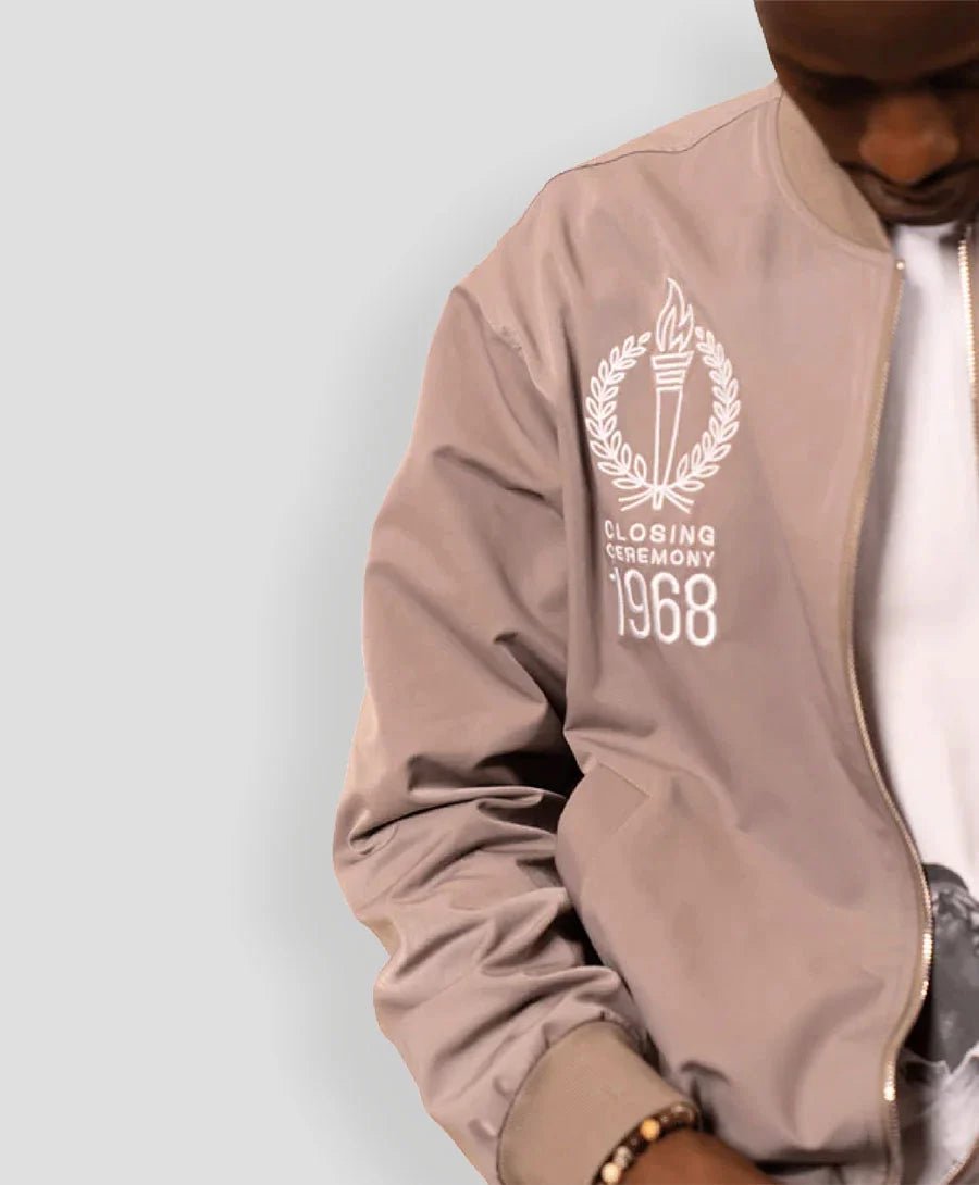 Bomber Closing Ceremony Jacket - Black Safari