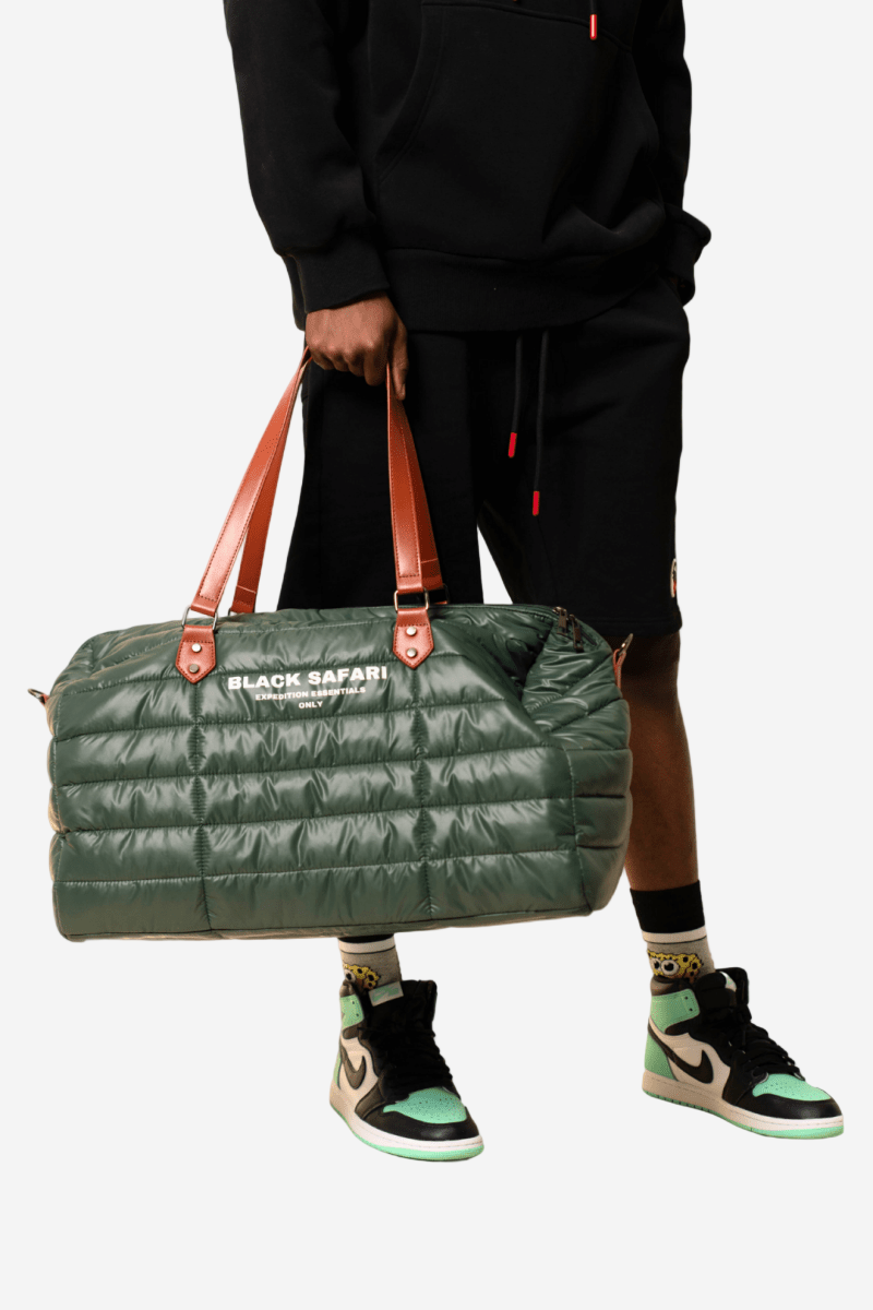 Green Expedition Duffle Bag - Black Safari