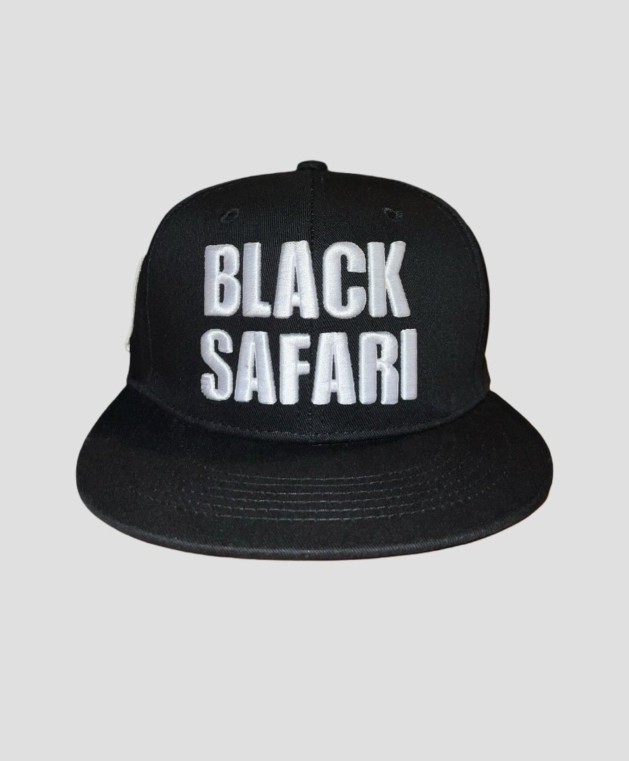 Signature Black Safari Cap - Black Safari