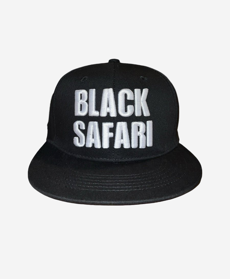 Signature Black Safari Cap - Black Safari