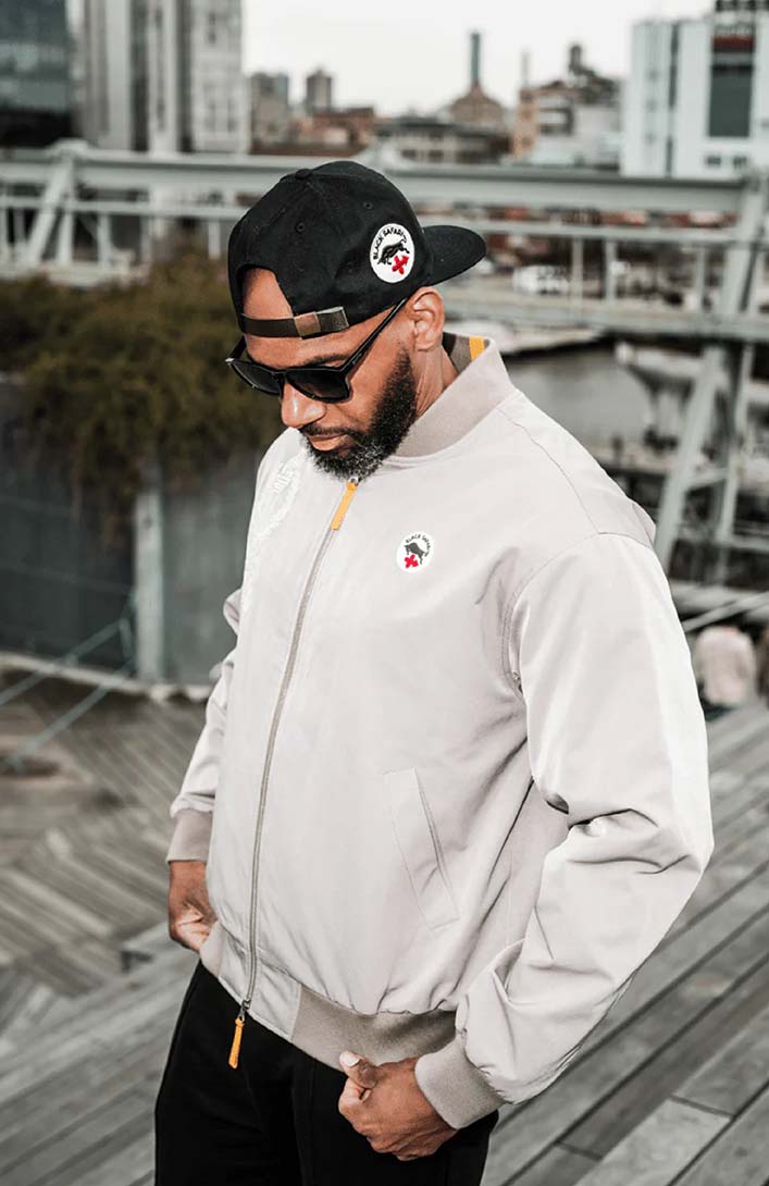 Bomber Closing Ceremony Jacket - Black Safari