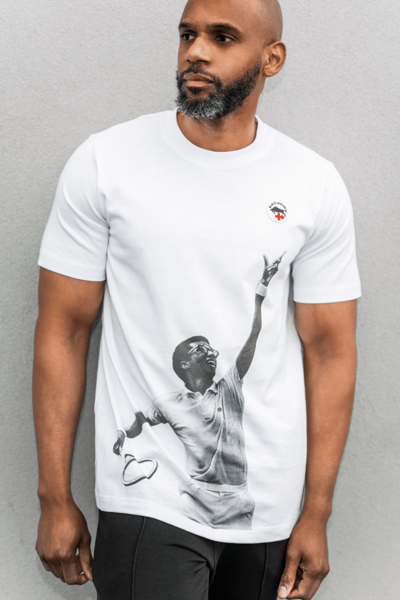 Short Sleeve Lawn x Clay White Shirt - Black Safari