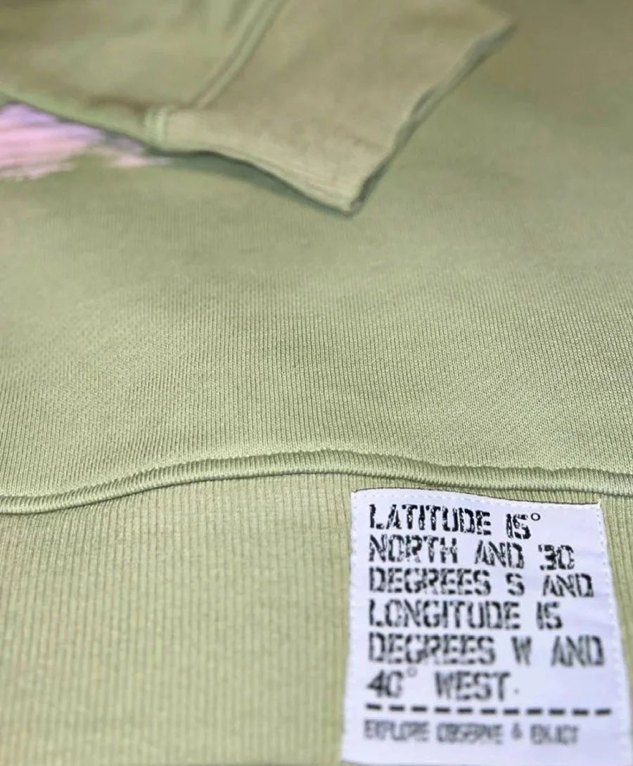 Sage Green Painter’s Sweater - Black Safari