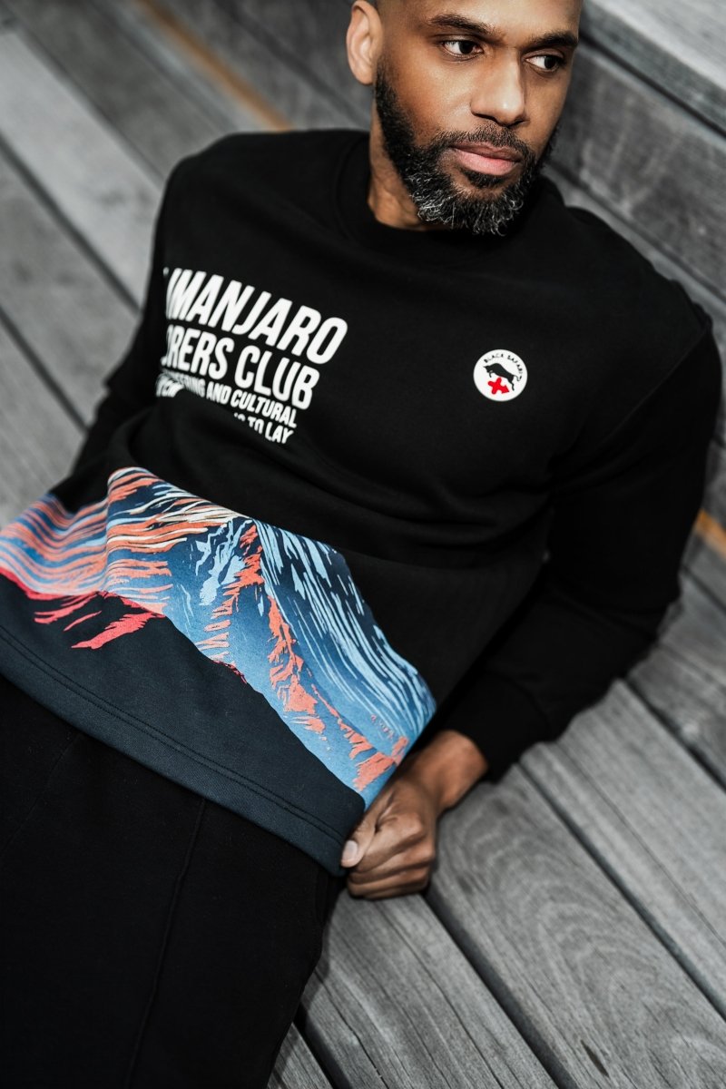 Kilimanjaro Explorers Club Sweatshirt | Black Safari