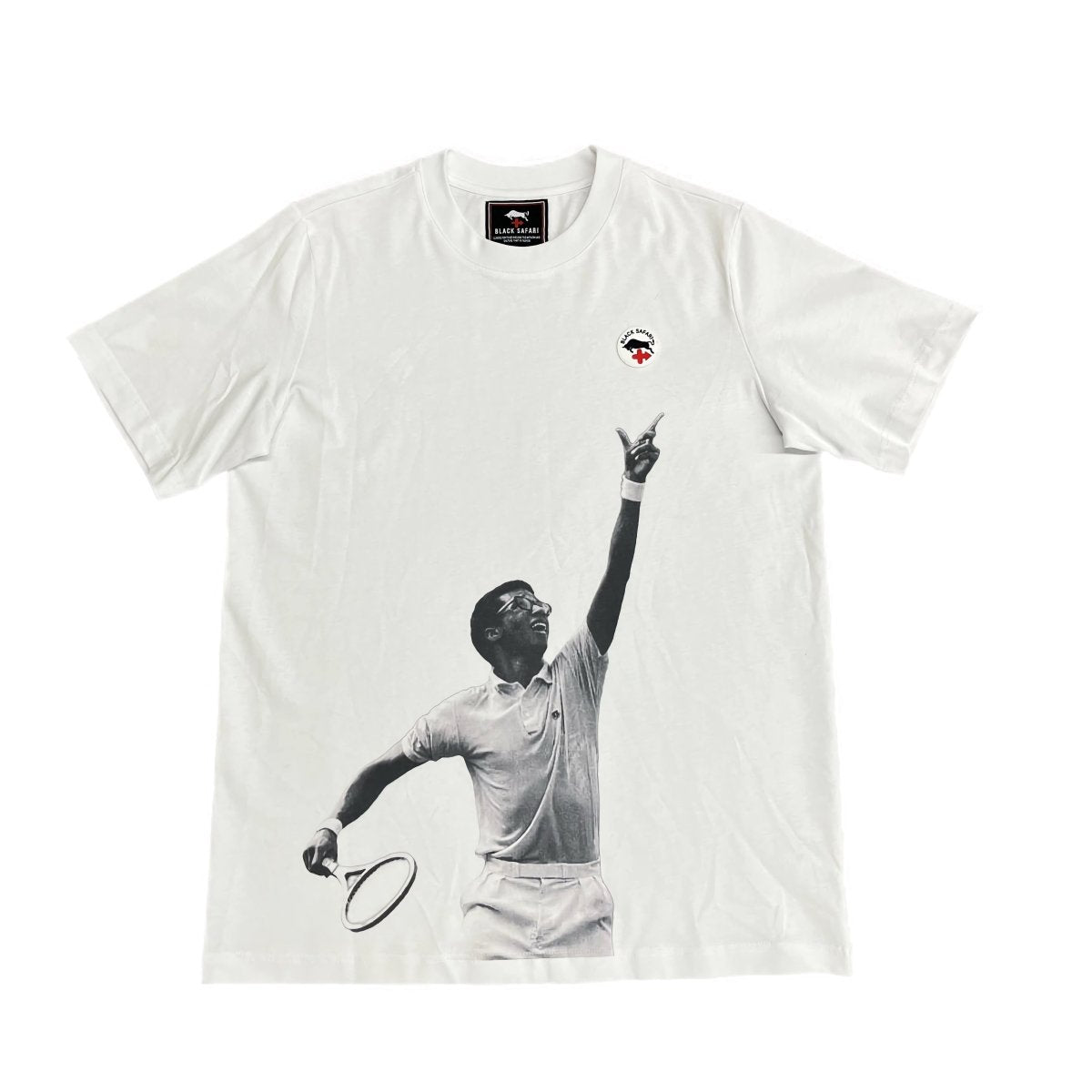 Lawn x Clay T-Shirt White - Black Safari